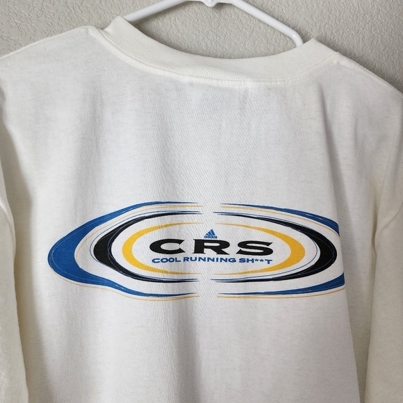 ADIDAS x VINTAGE 1998 Cool Runnings Sh*t Long sleeve graphic tee NEW size M - Picture 3 of 15